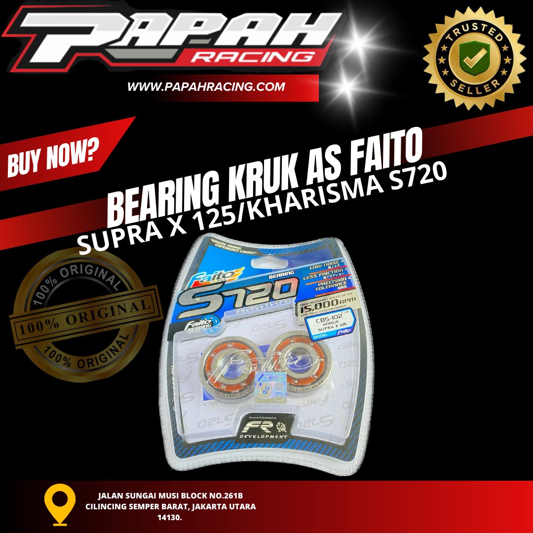 BEARING KRUK AS SUPRA X 125/KHARISMA S720